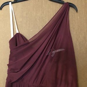 Wine color dress from David’s Bridal Size:12